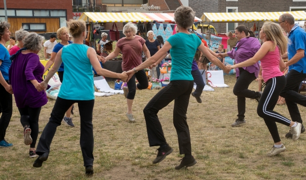 Dansen op het stadsstrand