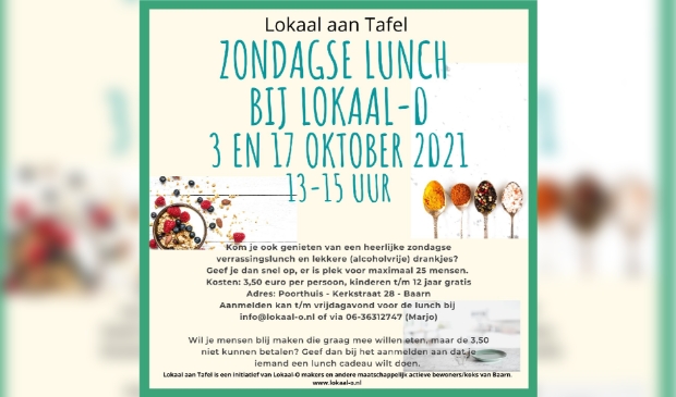 Zondagse lunch oktober