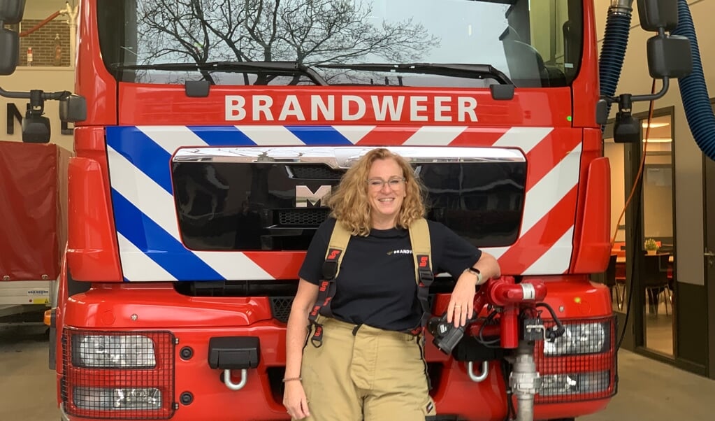 Annette Welgraven maakt al zeven jaar deel uit van de vrijwillige Brandweer in Bennekom