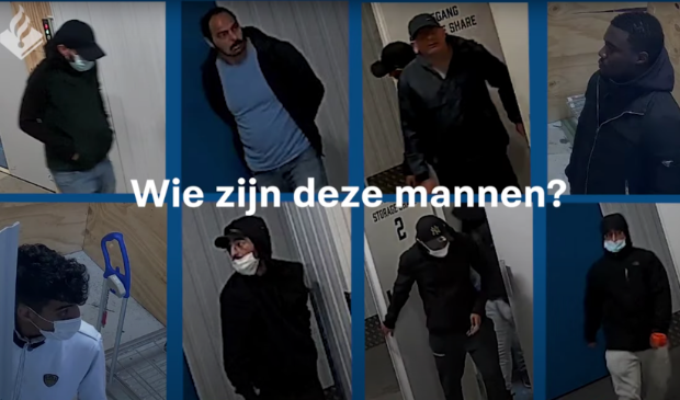 <p>Deze mannen hebben zondag 15 augustus diverse opslagboxen opengebroken aan de Graftemeerstraat in Hoofddorp.</p>
