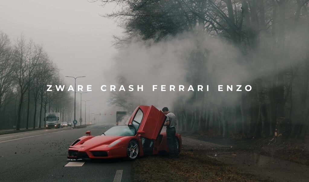 Gecrashte Ferrari Enzo twv 3 miljoen