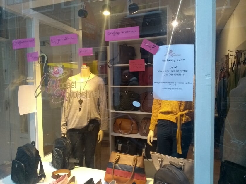 Opheffingsuitverkoop, door of voor corona?