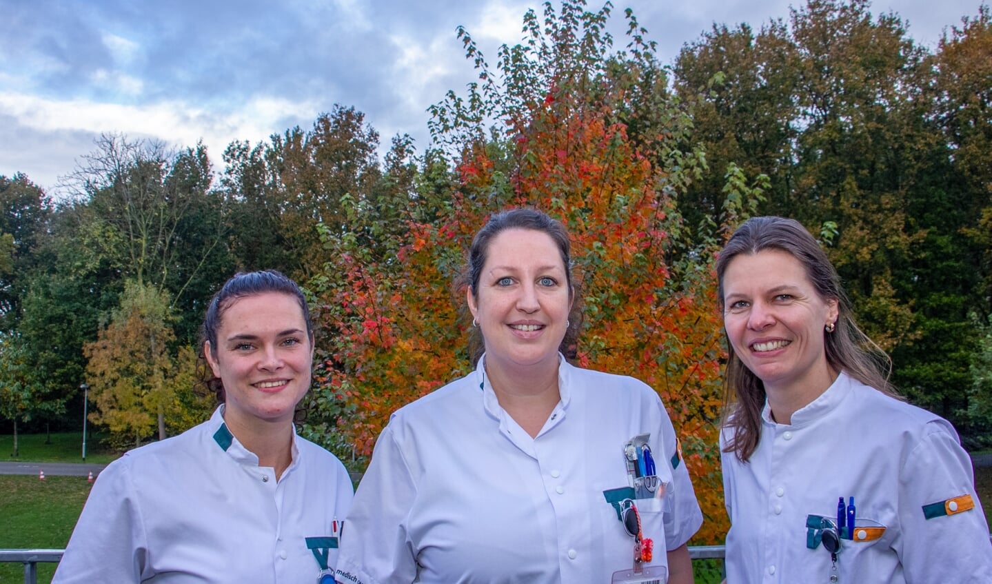 v.l.n.r. Natasja Horlings, Jenny Korlaar en Anneloes Cirkel