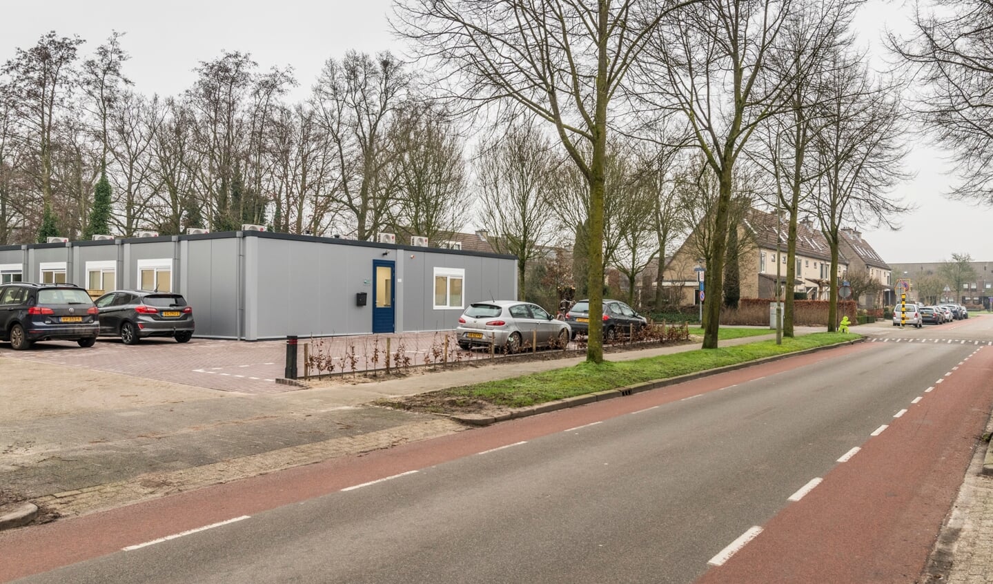 De tijdelijke huisvesting van huisartsenpraktijk Bloemendal in Barneveld.