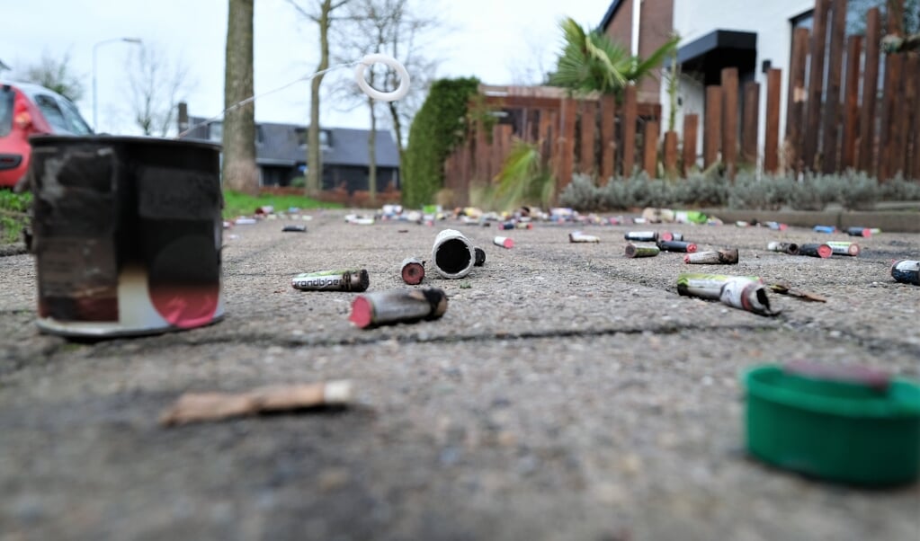 Ondanks het landelijke vuurwerkverbod werd er nog wel geknald in Rhenen. 