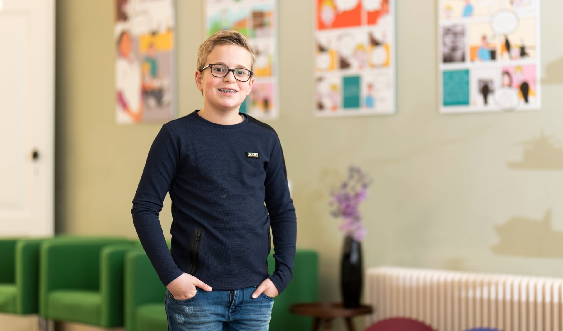 Ruben (12): ,,Nog even en dan heb ik mooie, rechte tanden. Ik ben heel benieuwd hoe het gaat worden.”