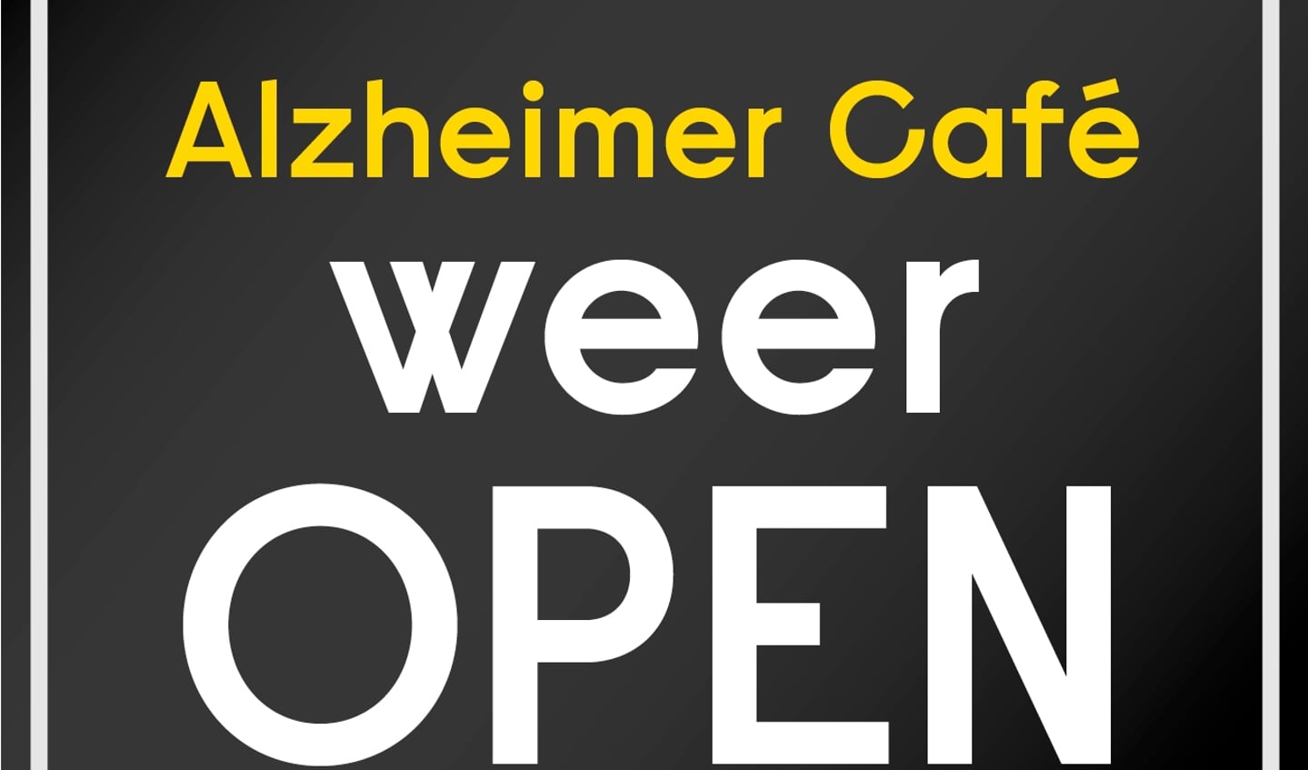 Bordje Alzheimer Cafe open