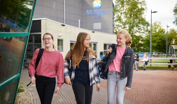Leerlingen van het Morgen College