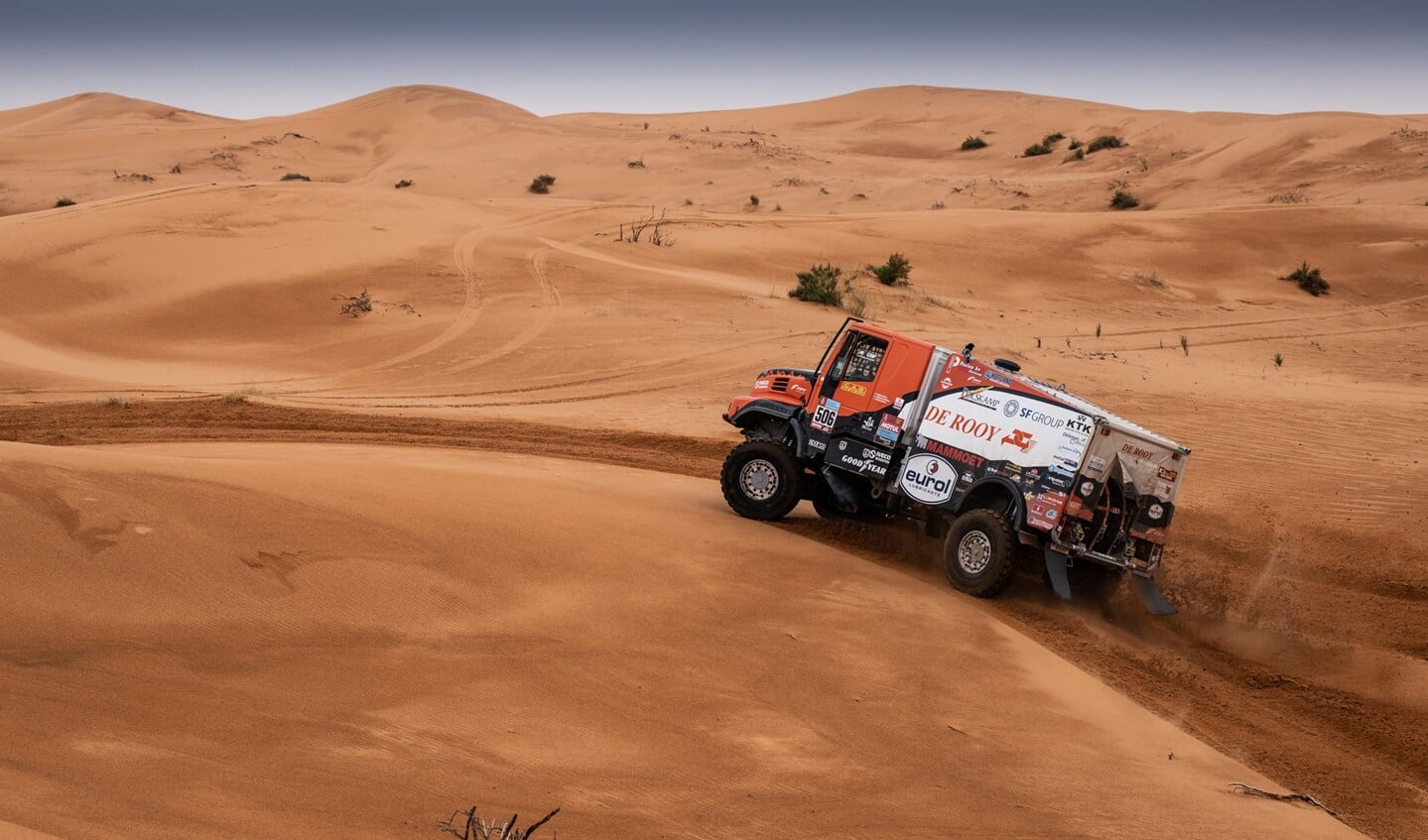 Martin van den Brink eindigde vandaag als vijfde en heeft net voor de rustdag in de Dakar Rally de goede vorm te pakken.