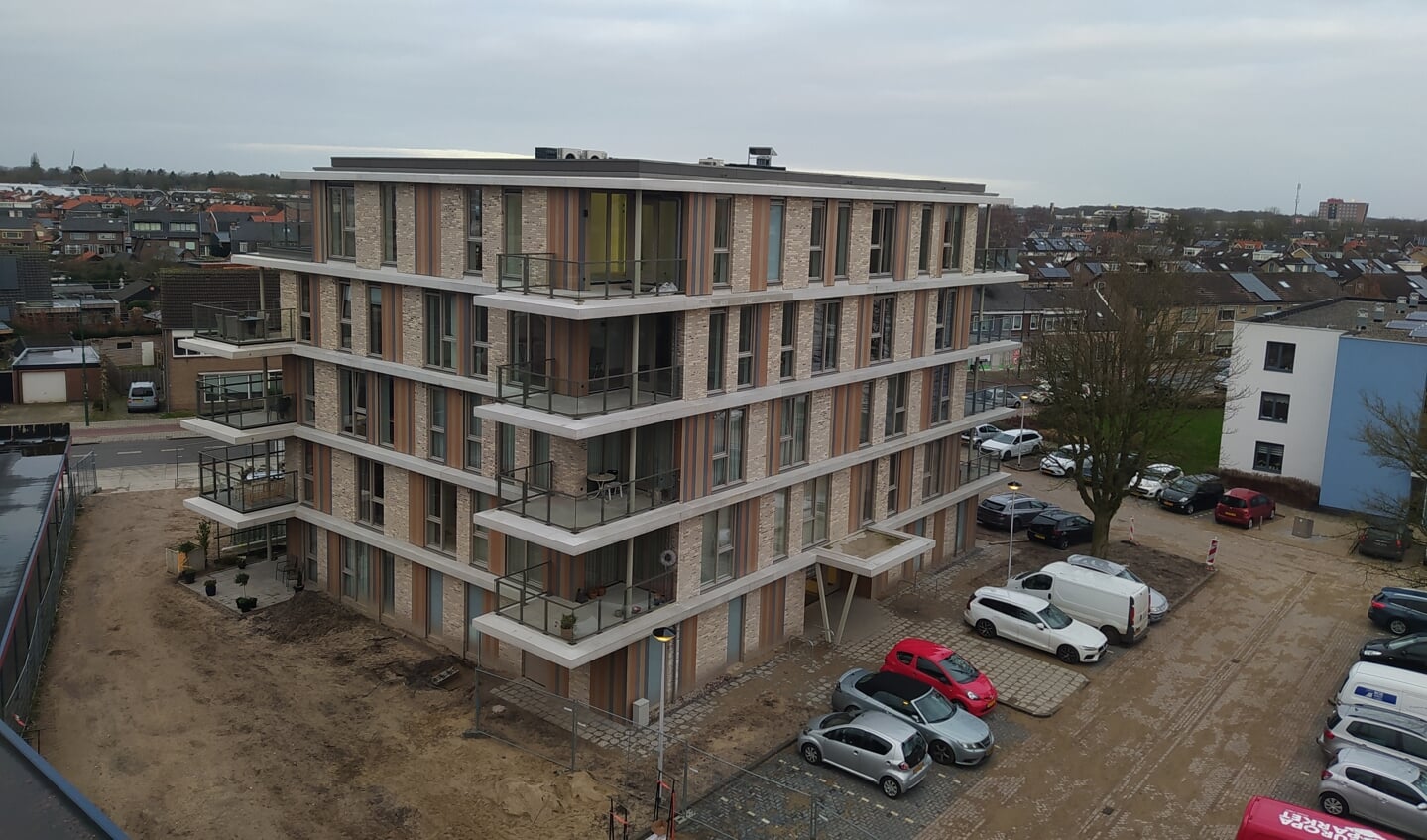 Het nieuwe appartementencomplex De Veensche Tuin is vorige week opgeleverd.