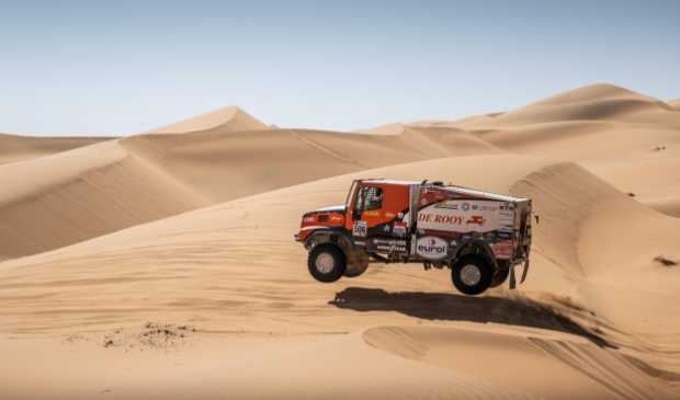 <p>Martin van den Brink is op weg naar zijn beste klassering in de Dakar Rally.</p>