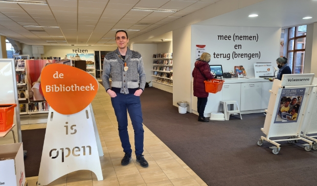 Bart in de Amerongse bieb