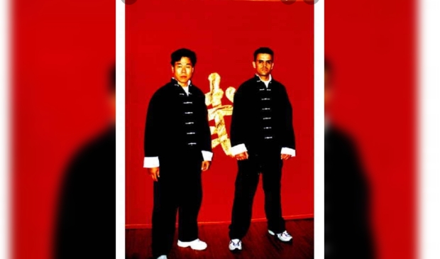v.l.n.r.Master:S.B.Lee en Hassan Manaa