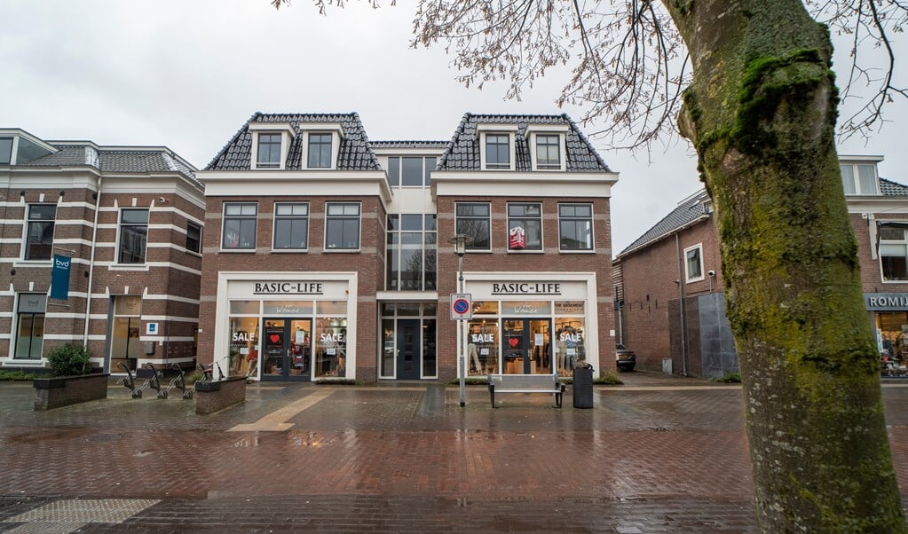 Het winkelcentrum in Barneveld is vaak leeg, sinds de lockdown.