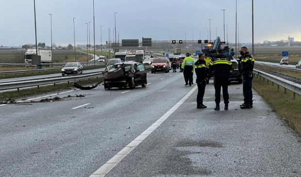 <p>Het ongeluk gebeurde ter hoogte van de Oude Schipholweg op de A5. </p>