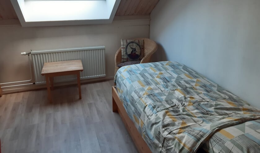 Ook op zolder is ruimte voor een kamer gecreëerd.
