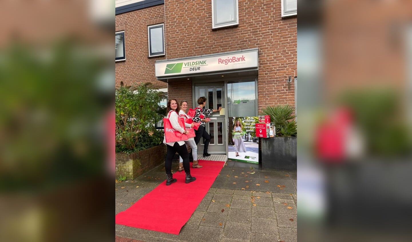Het enthousiaste team van Veldsink - Deur Regiobank.
