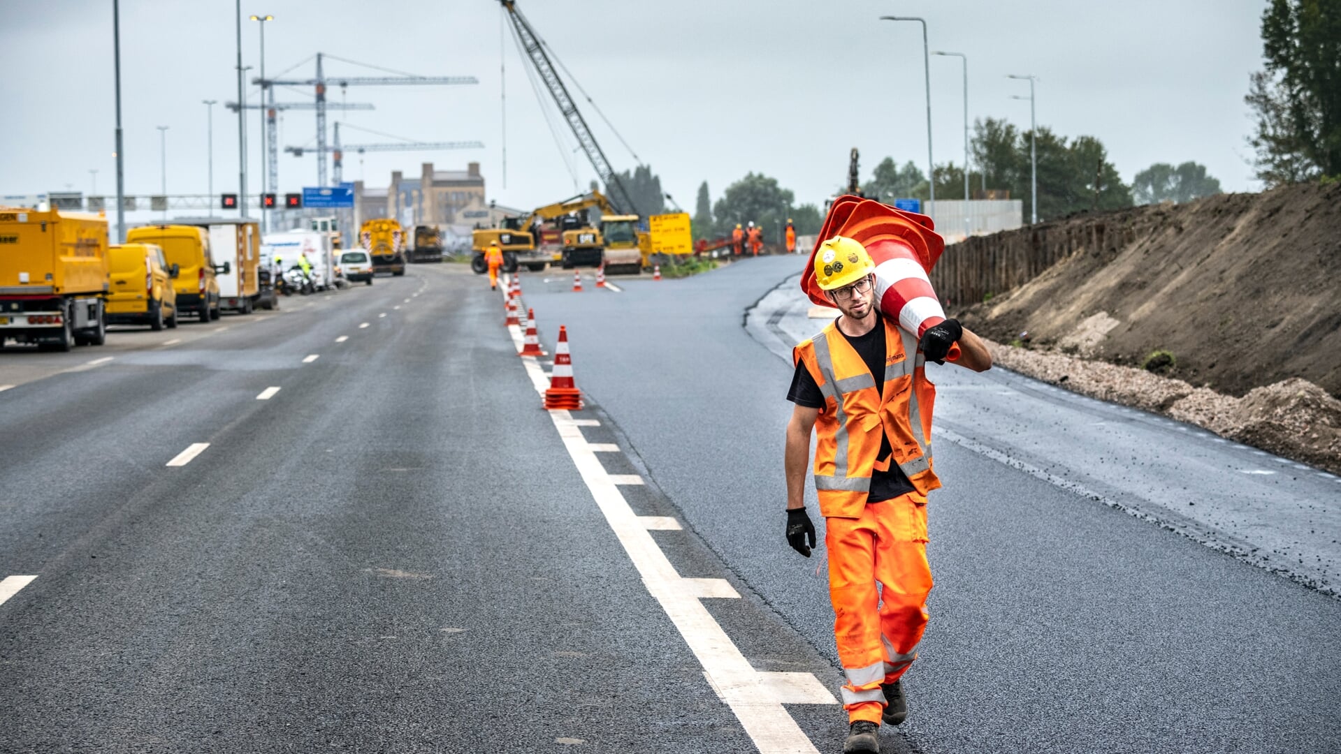 Werkzaamheden op A9 ter hoogte van Amstelveen.