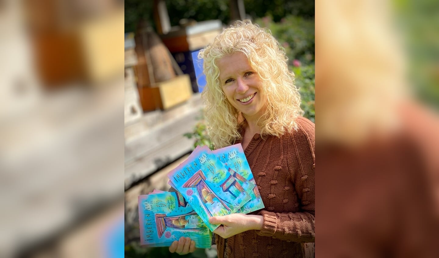 Kunstenaar Kit Le Large tekende haar vijfde boek!