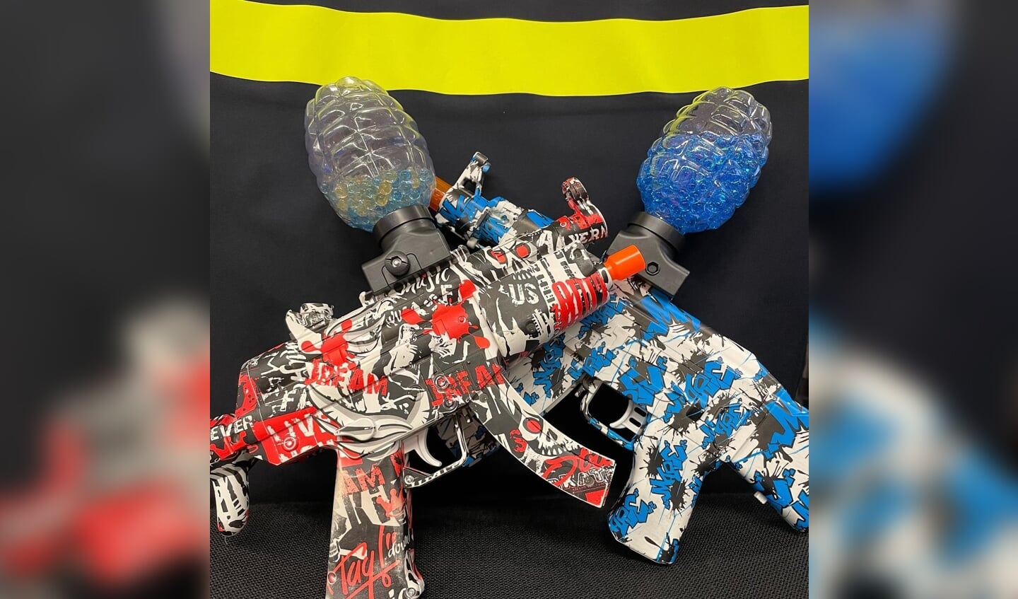 Gelblasters zijn een nieuwe rage en inmiddels ook in Harderwijk.