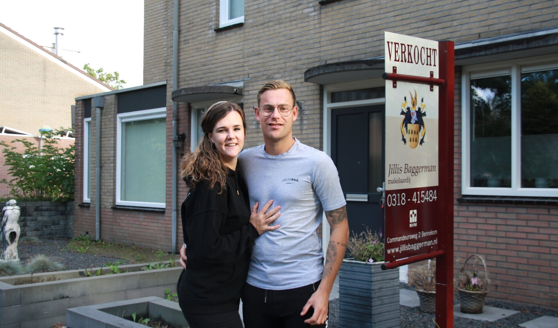 Willianne en Remco hebben hun huis verkocht via Jillis Baggerman makelaardij. 