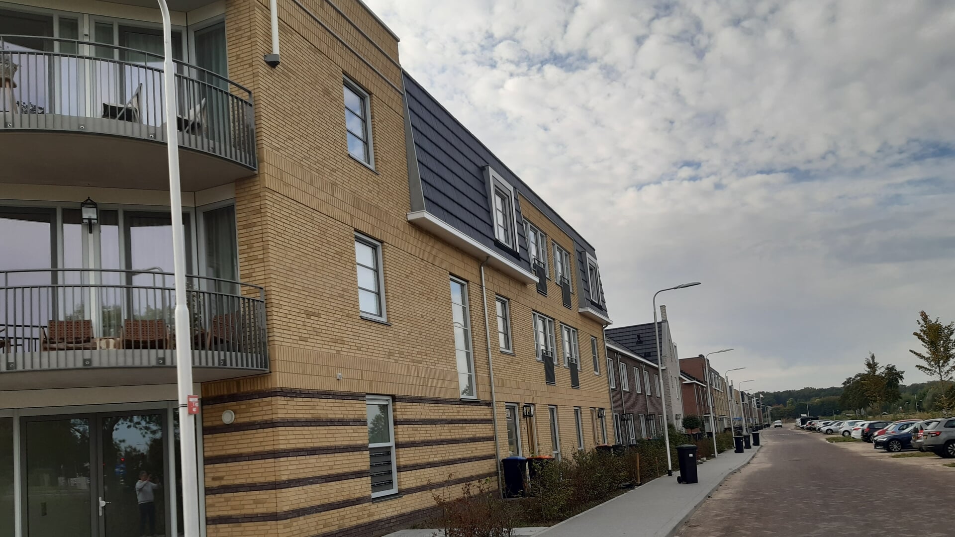 Nieuwe woningen in het recent opgeleverde Maanwijk. Lokaal Belangrijk is bezorgd over de toewijzing van sociale huurwoningen aan plaatsgenoten. 