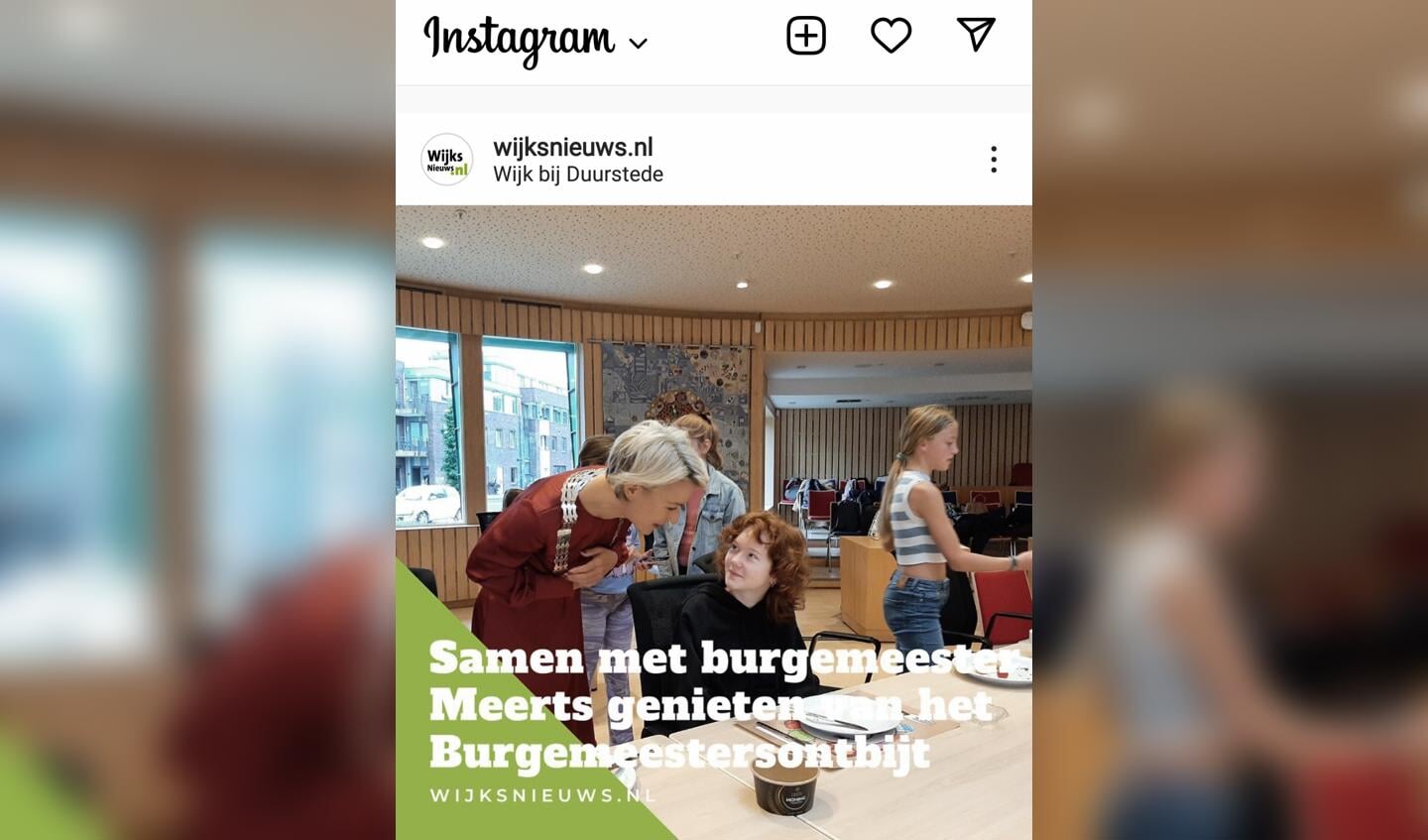 Volg ons op Instagram