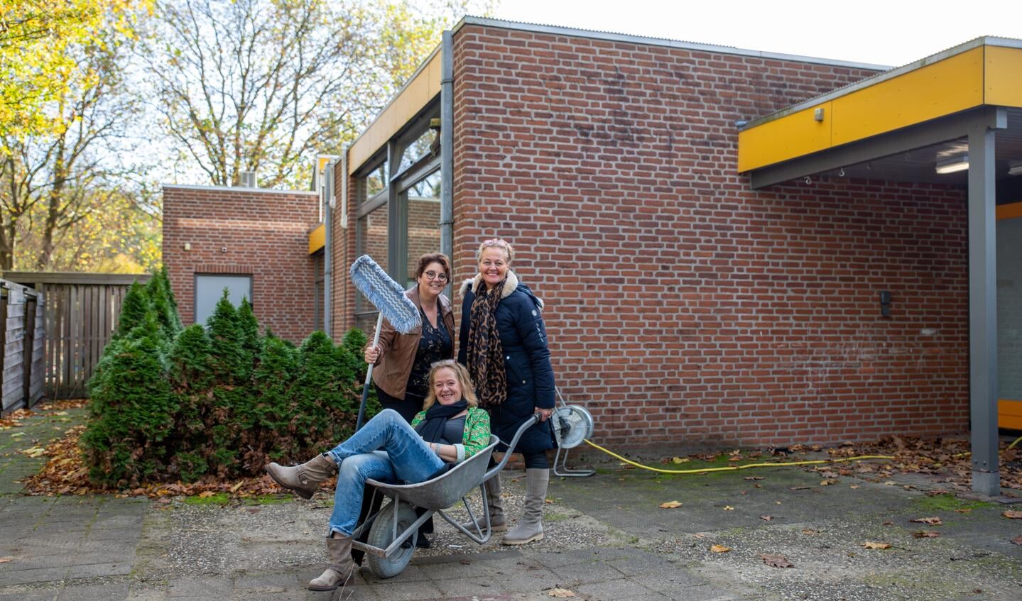 Winne Kramer, Famke Leeflang en Margreet Wijman zijn blij met hun nieuwe initiatief.
