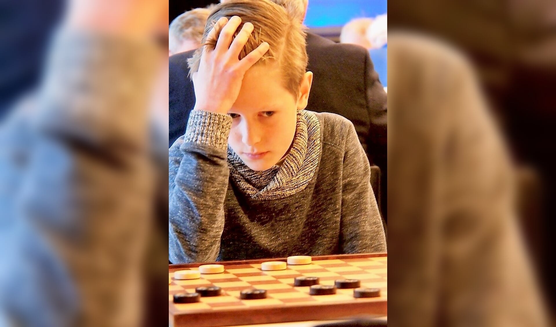 De 14-jarige Bart van Soest luisterde zijn debuut op met een royale remise tegen een geroutineerde ereklasser