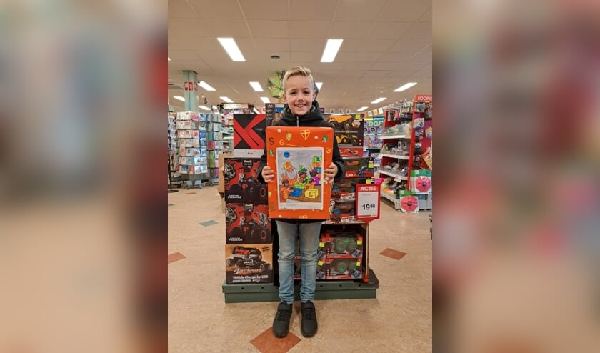 Een lachende winnaar.