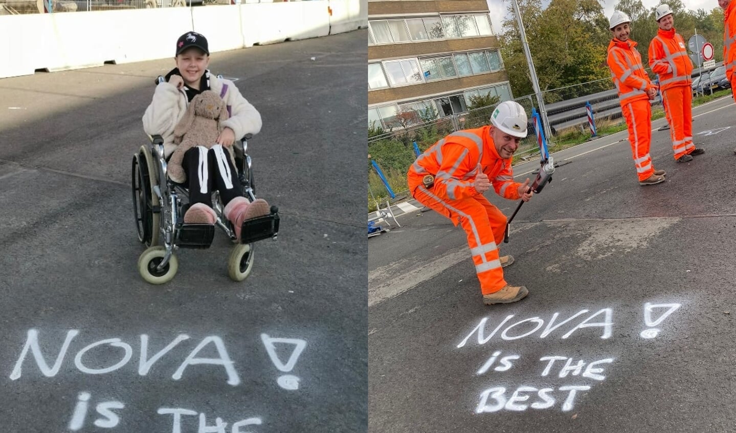 De steunbetuiging was voor Nova de opkikker van de dag.