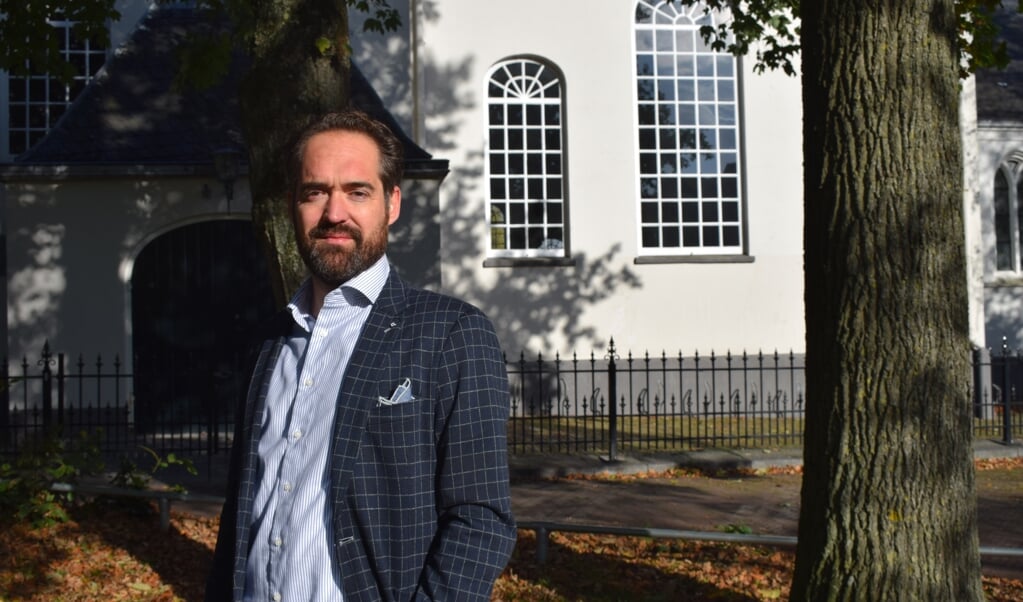 André van der Graaf voelt zich ,,ontzettend welkom" bij de 'witte kerk op de Markt’.