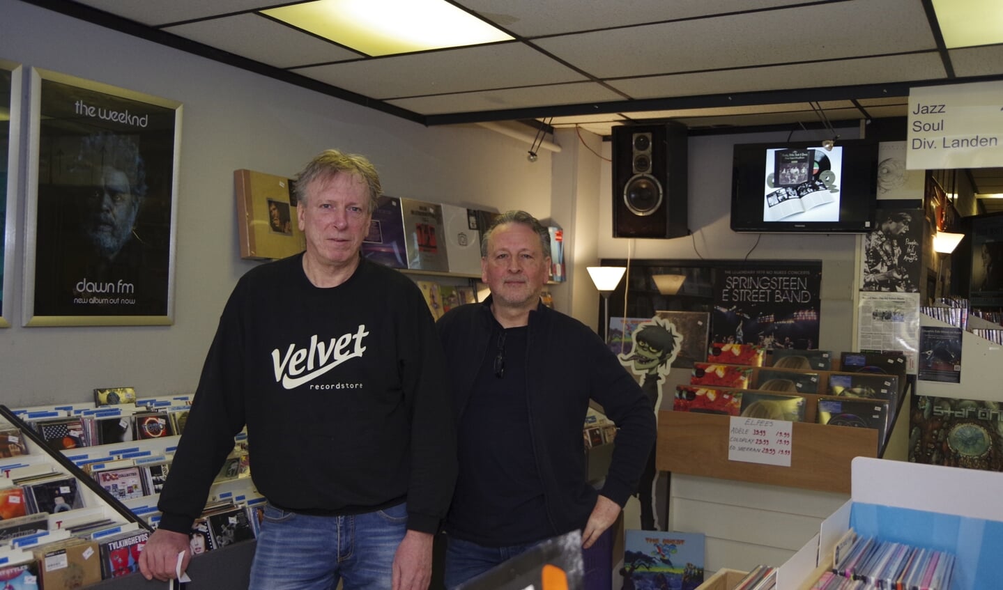 Joep Siepman en Rob Gosensons sluiten de deuren van Velvet Music in Ede aan het eind van het jaar.