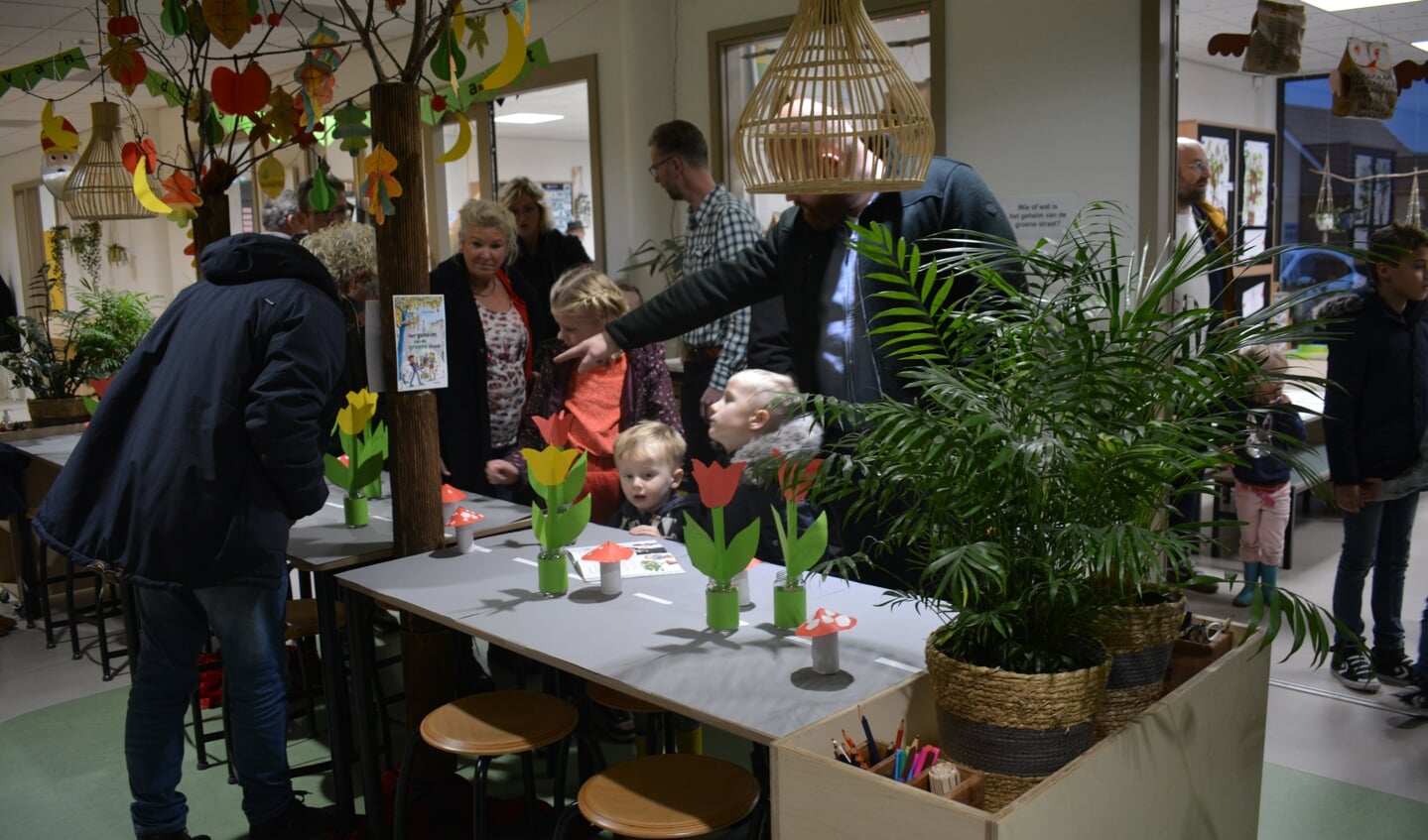 Groenproject bij CBS De Bron in Wezep.