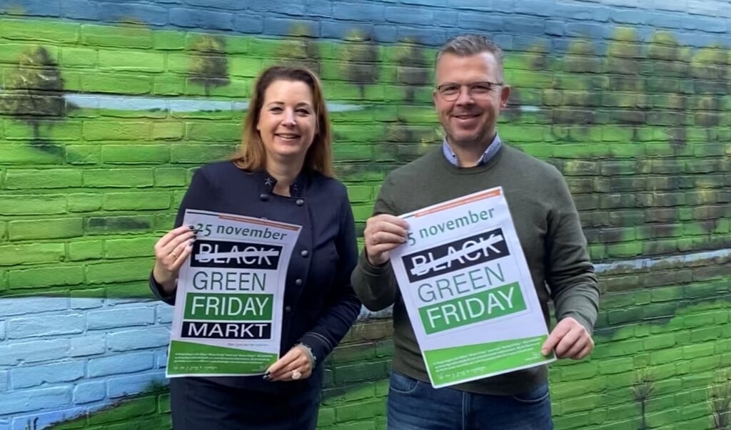 Marike van der Leeden en Robert Frijlink organiseren Green Friday.