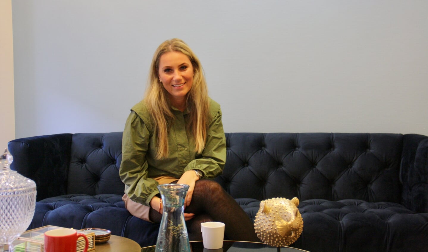 Melissa Van Buuren werkt met haar praktijk in een huislijke sfeer.