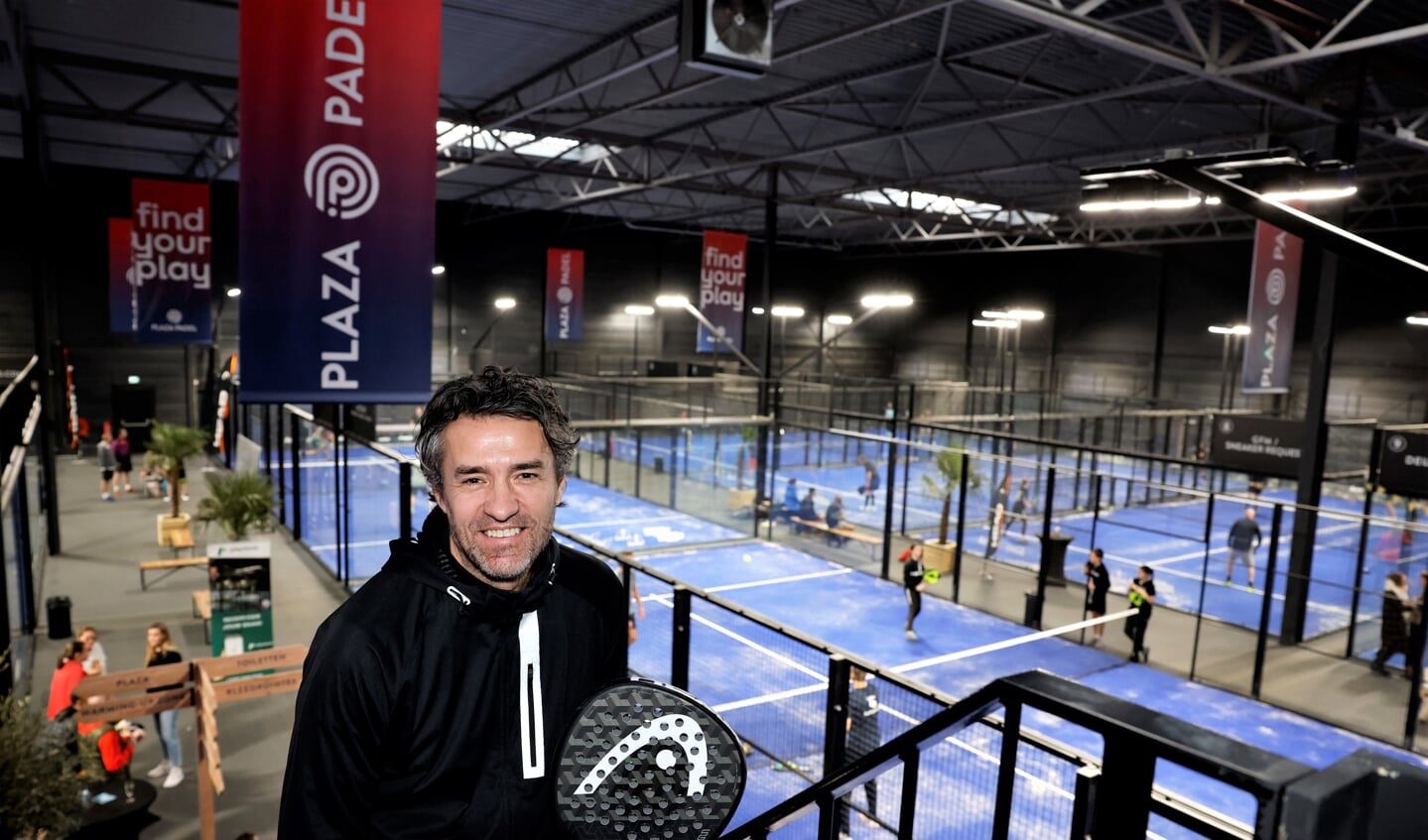 John van Lottum speelt op 1 december een demonstratiewedstrijd padel in Bennekom