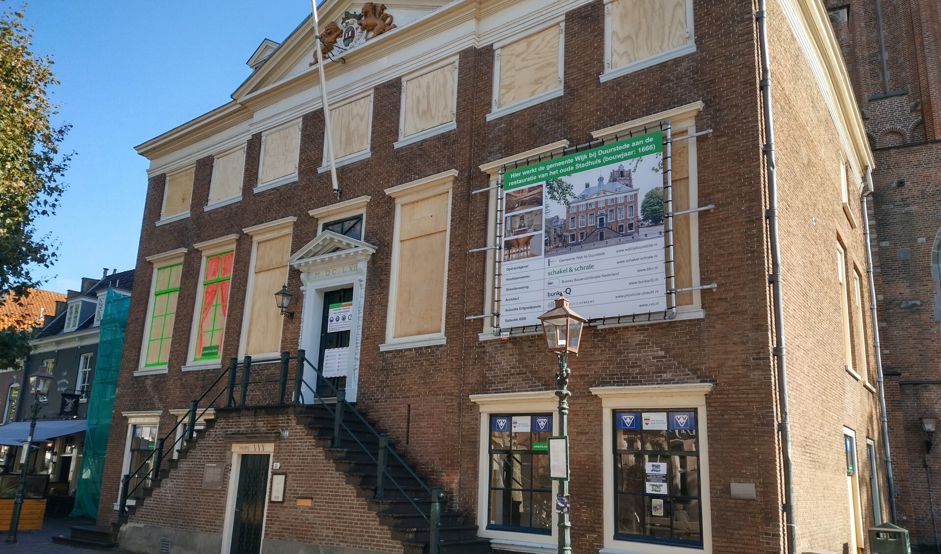 Het Oude Stadhuis staat ook op de energierekening van de gemeente, maar wordt op dit moment verduurzaamd