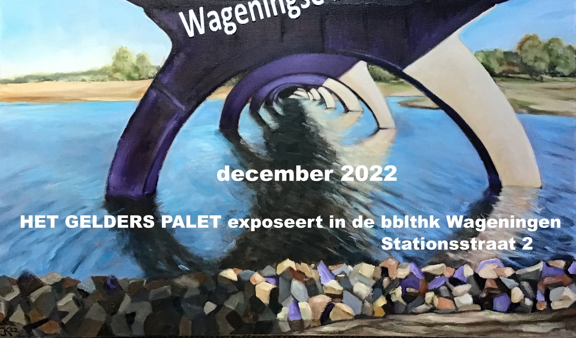HGP expositie Wageningse bruggetjes-december 2022-poster