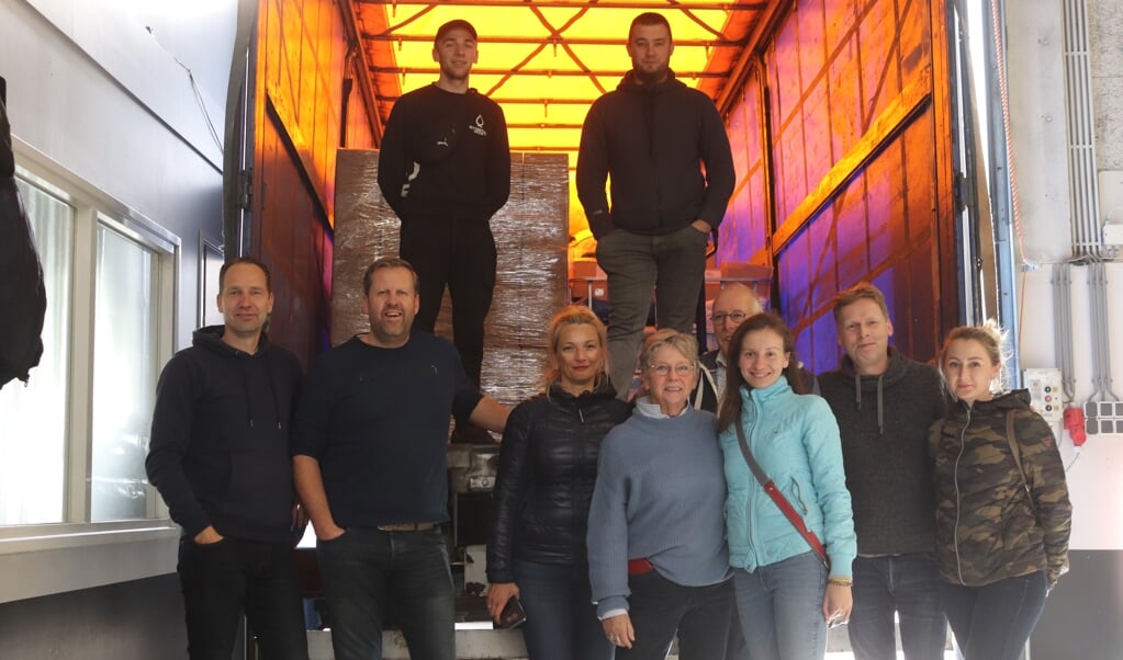 Het is de vierde vrachtwagen met humanitaire hulp van platform Woudenberg voor Oekraïne en Renswoude helpt Oekraïne.