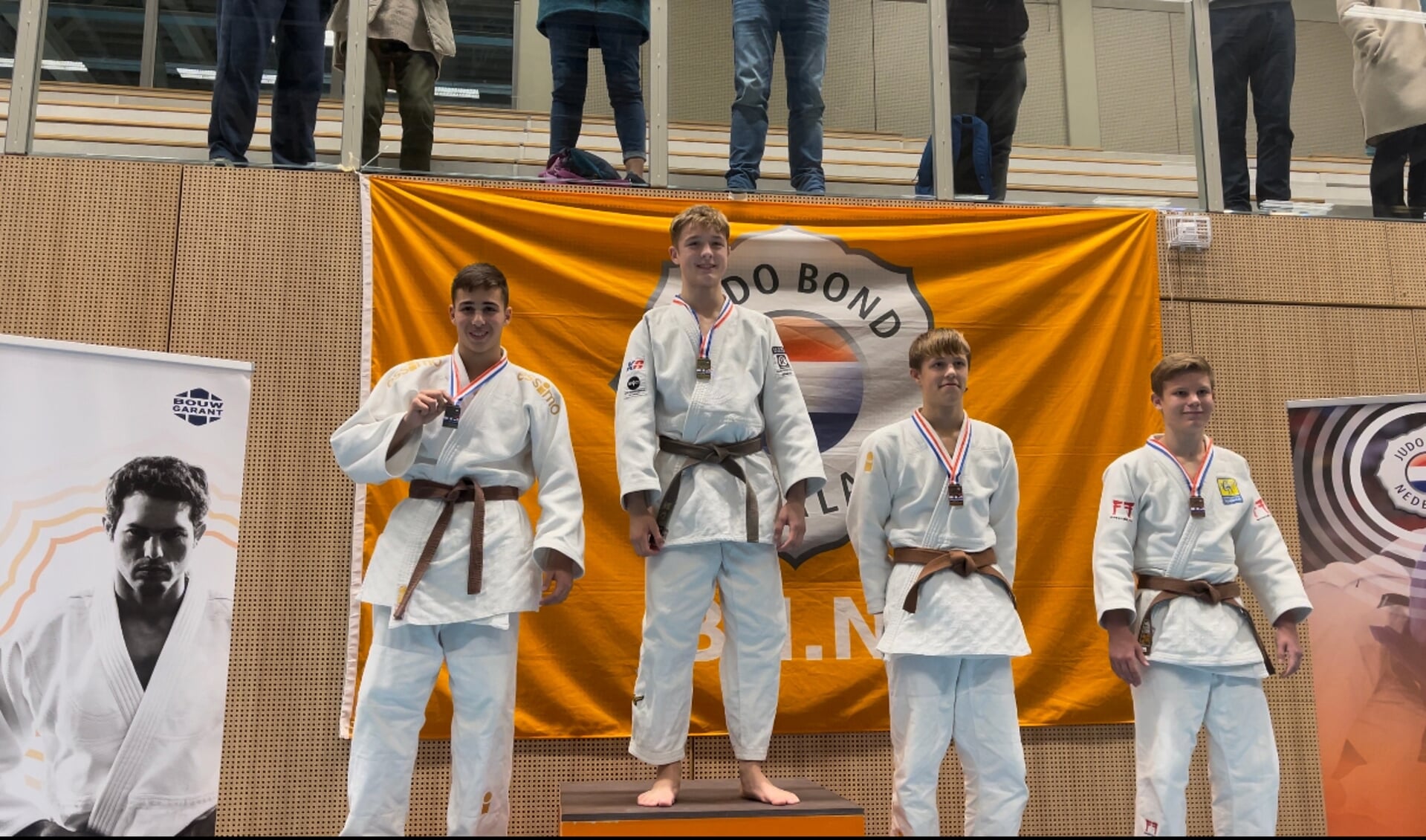 Judoka Inno Loeber, kampioen van Nederland