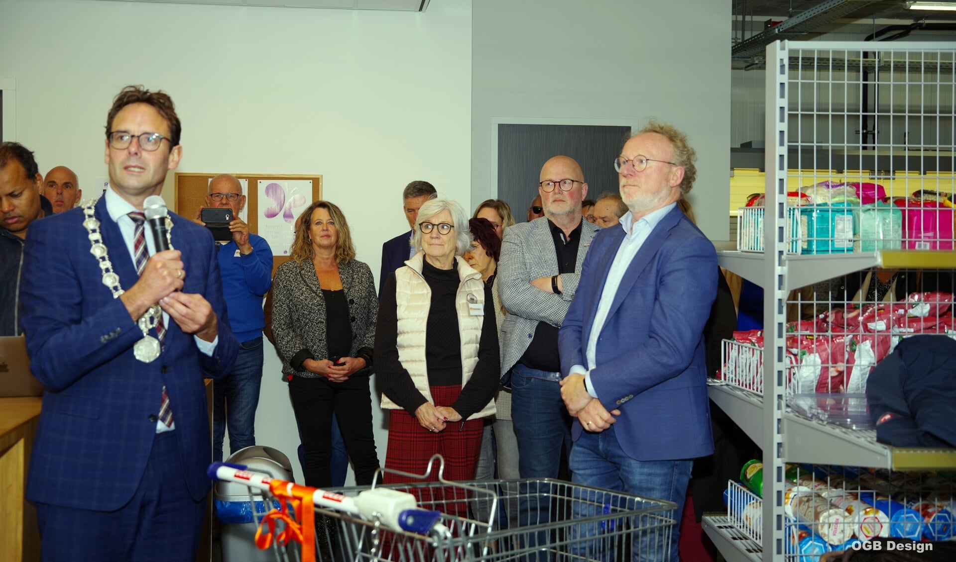 Burgemeester van Harderwijk Harm-Jan van Schaik noemt het werk van de vrijwilligers onbetaalbaar.