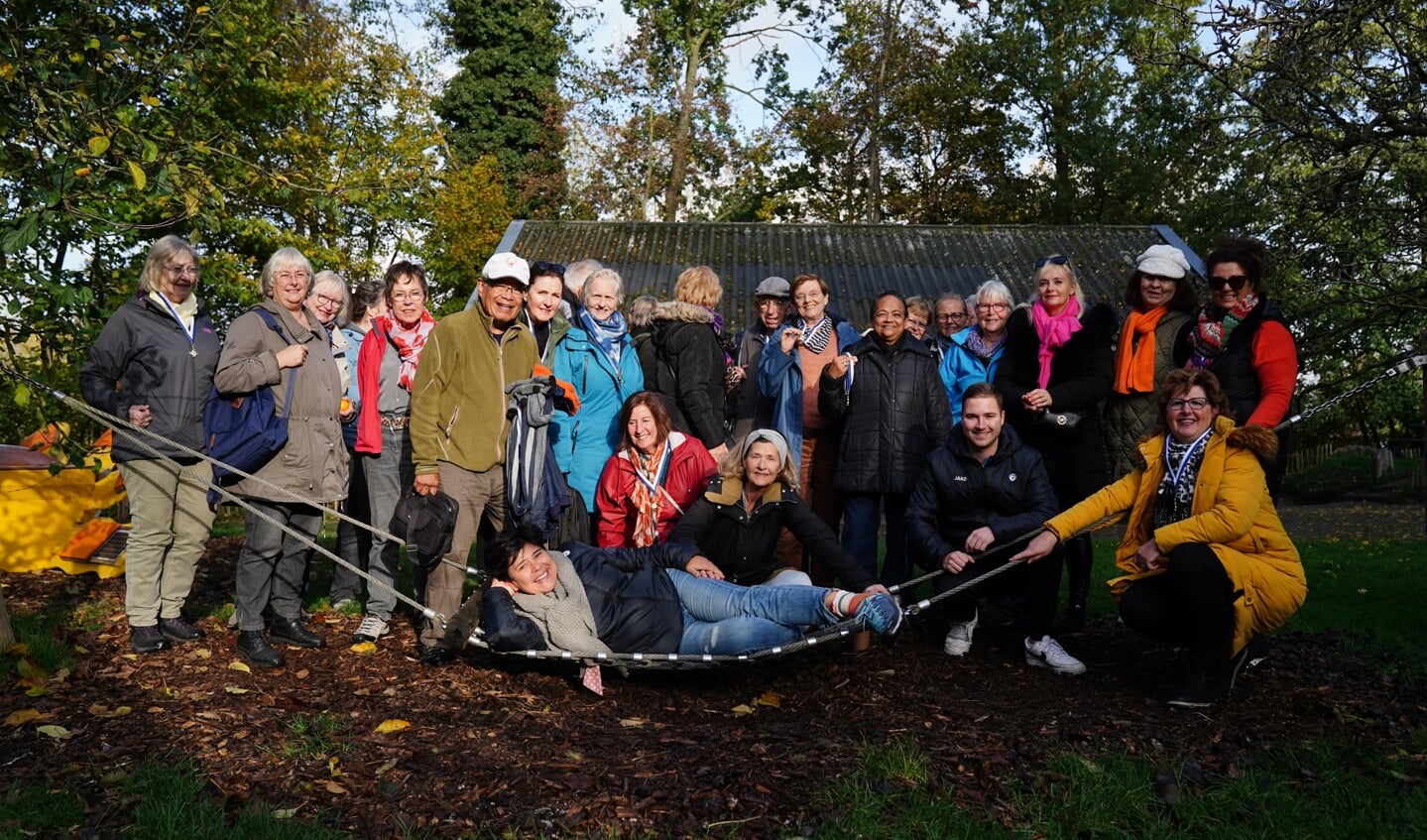 Deelnemers van de Elfparkentocht.