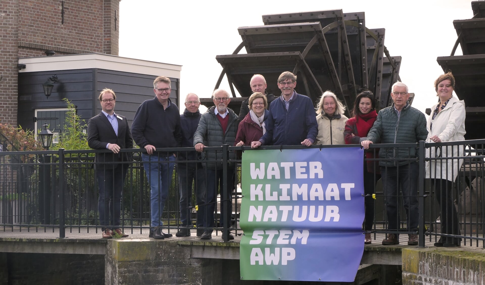 AWP Water Klimaat Natuur kiest lijsttrekkers voor de waterschapsverkiezingen bij waterschap Vallei en Veluwe.