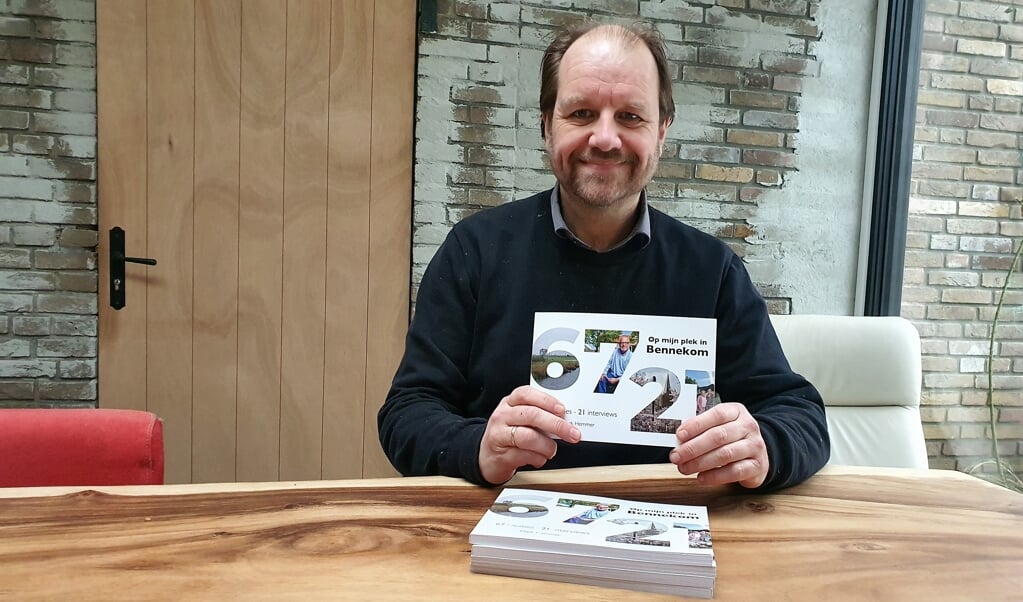 Bennekommer Mark Hemmer schreef een bijzonder boek over 'zijn' dorp: 'Op mijn plek in Bennekom'.