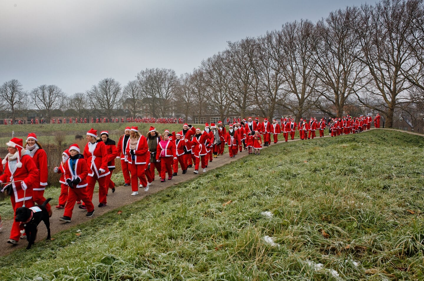 De Santa Run was weer een groot feest!