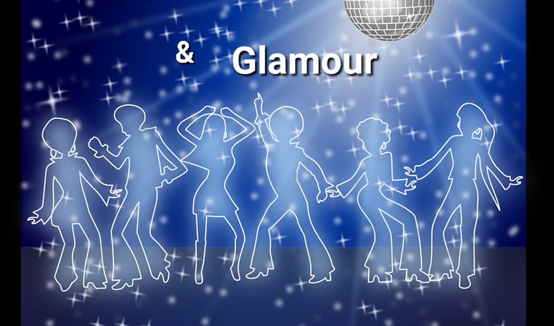 Flyer Glitter en Glamour disco