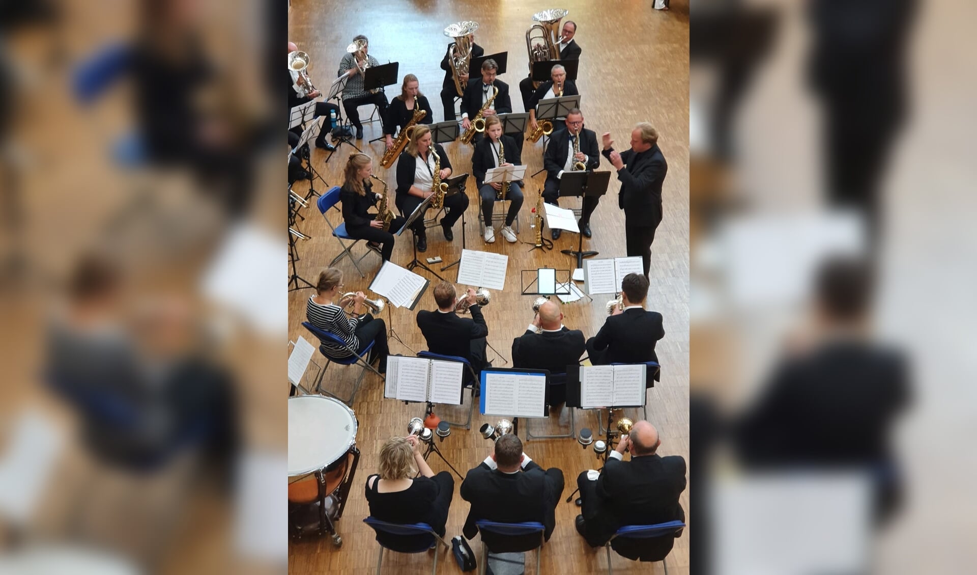 Concertorkest Hosanna tijdens het Groot Amateurkunstfestival 2022 in het Eemhuis.
