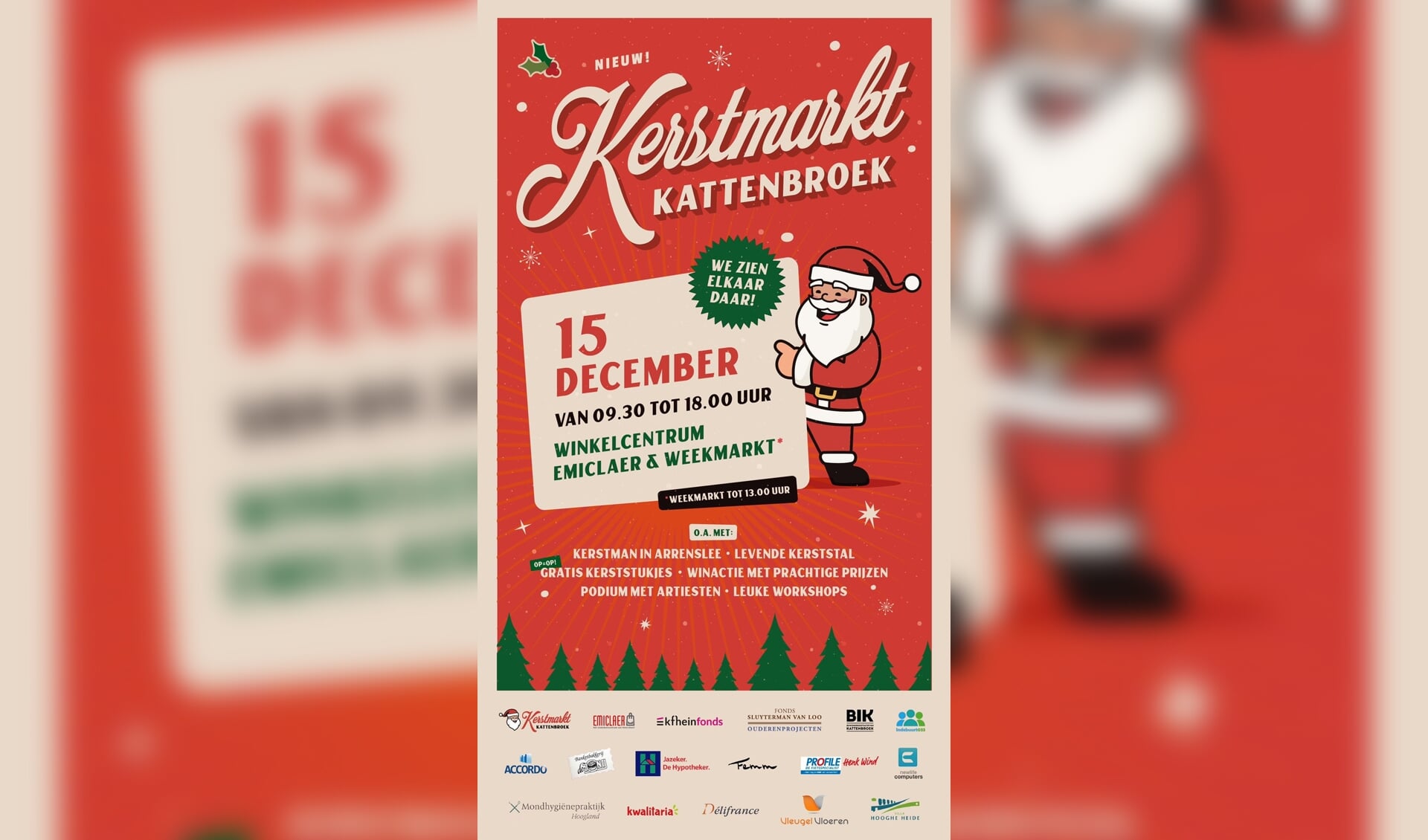 Grandioze kerstmarkt op 15 december aanstaande in winkelcentrum