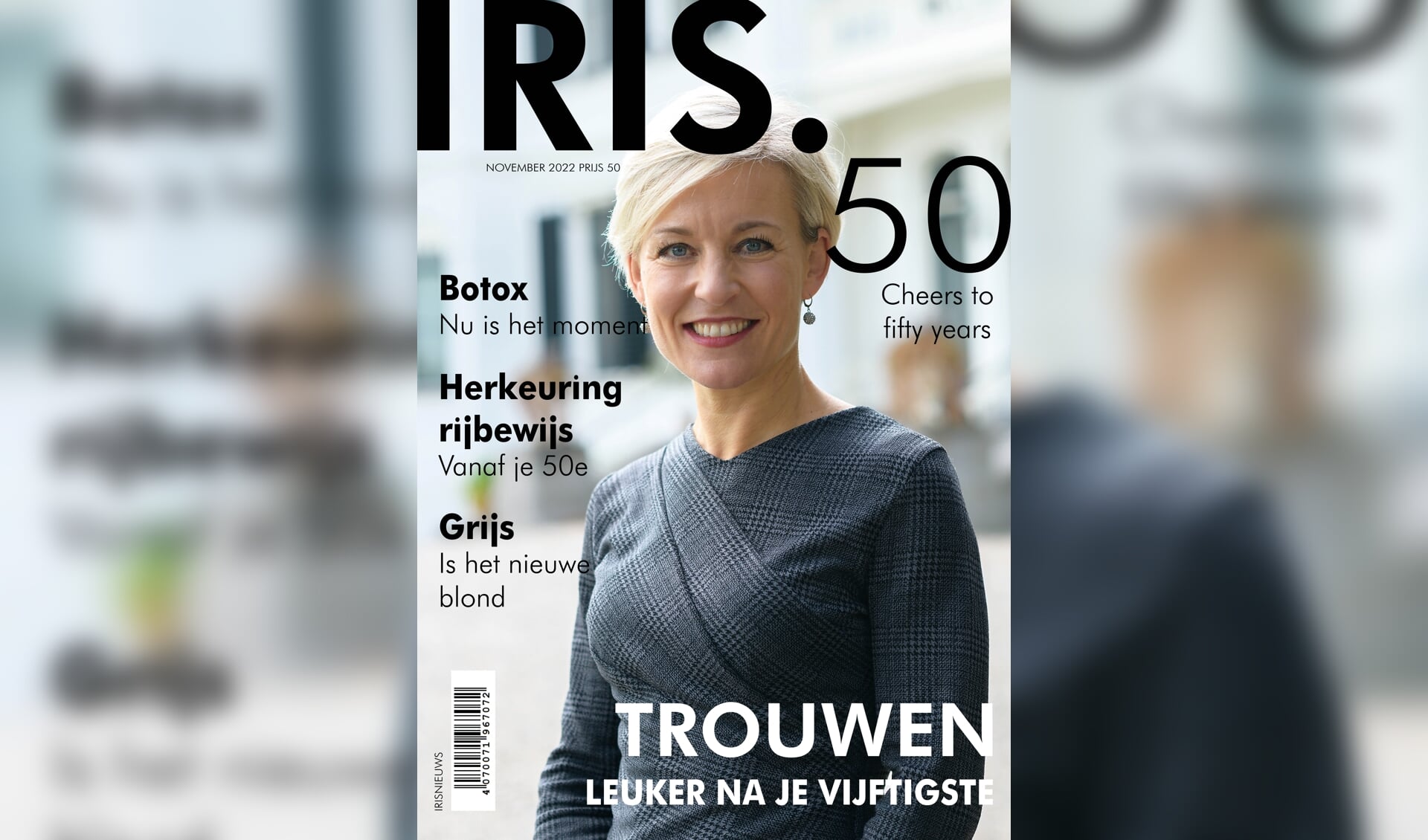Iris Meerts is op 29 november van dit jaar 50 jaar geworden en kreeg van de ambtenaren een magazine Iris